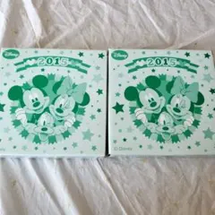 ミッキー ミニー プルート 2015年製 子ども用皿　2枚セット