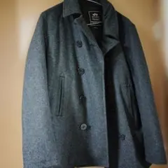 ALPHA INDUSTRIES グレー ピーコート X-LARGE