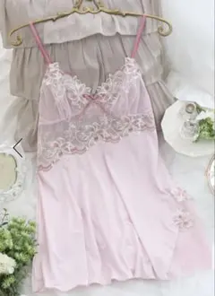 リサマリ Risa Magli フシュア スリップ ピンク Mサイズ　新品タグ付のサムネイル