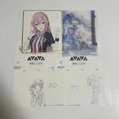 【新品未使用/美品】プロセカ 映画 特典 原画 台本 クリアカード 色紙