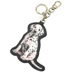 美品◎ エトロ キーホルダー ダルメシアン 犬 dog バッグチャームのサムネイル
