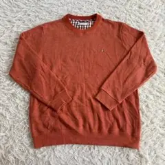 Hush Puppies オレンジ ニットセーター Lサイズ 日本製