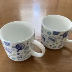 アンパンマンマグカップ 2個セット 陶器製