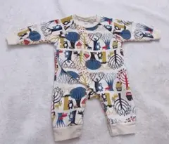 動物柄ロンパース カバーオール
