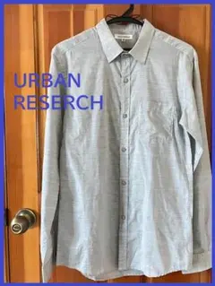URBAN RESEARCH メンズ カジュアル シャツ M グレー 春夏秋