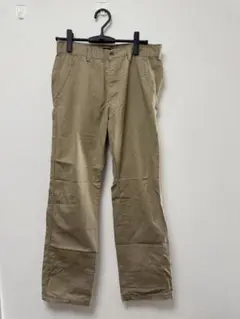 [ノーブランド]メンズ パンツ チノパン ベージュLサイズ　※衣類まとめ買い歓迎