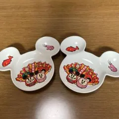 東京ディズニーリゾート ミッキー型プレート　謹賀新年　2個セット