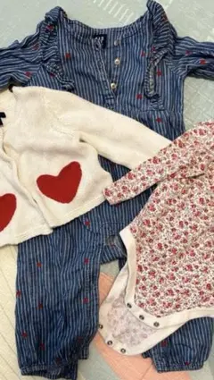 babyGap 12-18ヶ月 ロンパース・カーディガンセット