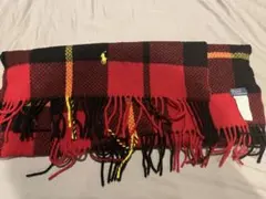 チェック柄マフラー　POLO ラルフローレン　値下げ