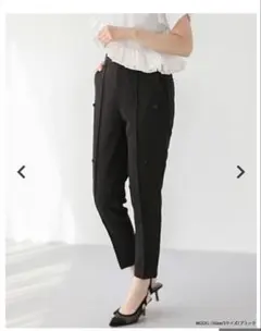 【Fit more】ハートモチーフパンツ　S