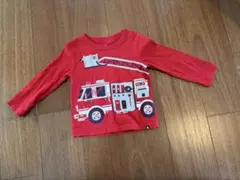 baby gap 消防車プリント Tシャツ 2歳用