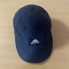 adidas ブラックキャップ ホワイトロゴ