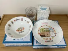 스밋코구라시 ピザーラ コラボ グラス プレート ボウル 3点セット