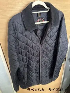 LAVENHAM ネイビー キルティングジャケット 42
