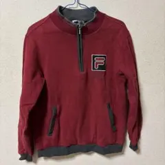 FILA ワインレッド ジップアップ トレーナー Mサイズ
