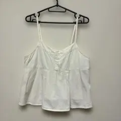 Samansa Mos2 ホワイトビスチェ サイズF