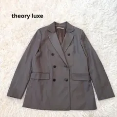 セオリーリュクス テーラードジャケット ウール L グレー ダブルブレスト