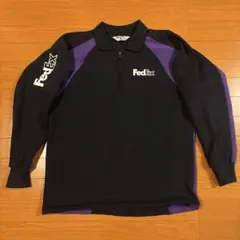 Fedex スウェット ハーフジップ L 裏起毛