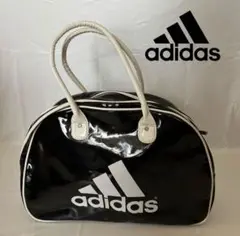 adidas スポーツ　エナメルバッグ　ボストンバッグ　ブラック
