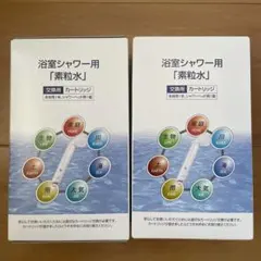 浴室シャワー用「素粒水」交換用カートリッジ 2個セット フリーサイエンス