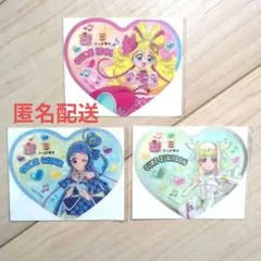 【最終価格！】かっぱ寿司 プリキュア ハートクリアコースター 　3枚セット