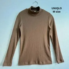リブハイネックt ユニクロ