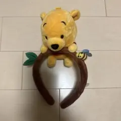 プーさん カチューシャ ぬいぐるみ付き