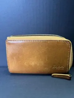 Dakota ブラウン レザー 二つ折り財布　室のサムネイル