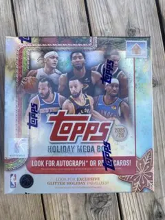 【新品未開封】NBA 2025-26 TOPPS HOLIDAY MEGABOX