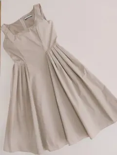 FOXEY NEW YORK ノースリーブワンピース 40 イエロー - メルカリ