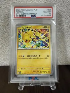 【最高評価】ピカチュウ 291/SV-P げきとうスパーク PSA10 ポケカのサムネイル
