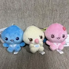 しずくちゃん ベビーマスコット キーチェーン ぬいぐるみ3体セット