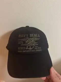 AVIREX NAVY SEALS 1975モデル　ブラックキャップ　アメカジ