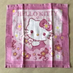 【新品】ハローキティ サンリオ しまむら ハンドタオル 桜 スプリング 1枚のサムネイル