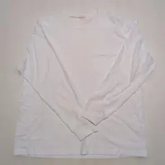 GU　長袖Tシャツ ポケット付き ホワイト XL j7のサムネイル