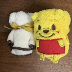 プーさんとクマのデザインハンカチ
