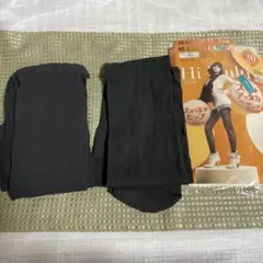ATSUGI Hi-Multi 30デニール ブラックタイツ 1足+1