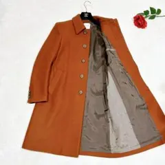 ほぼ未使用✨　ユナイテッドトウキョウ　ステンカラー　コート　ブラウン　ウール　2