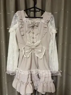 LIZLISA ティアラリボンティアードワンピース