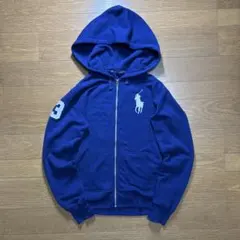 【美品】Polo Ralph Lauren ビッグポニー ジップパーカー