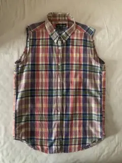 【Ralph Lauren 】ラルフローレン　ノースリーブチェックシャツ