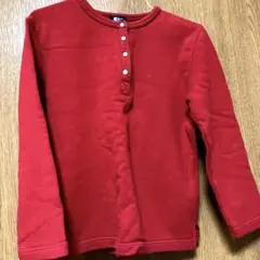 専用確認ページ☆赤ヘンリーネック☆トップス