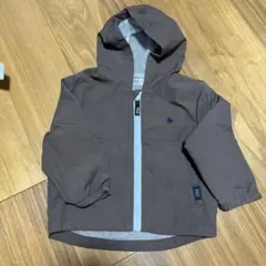 POLO ベビー フード付きジャケット ブラウン