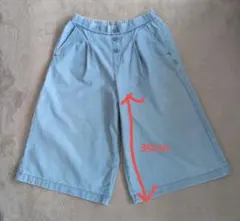 UNIQLO ライトブルー ハーフパンツ 160