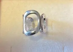 アレルギーフリー　シルバー オープンリング モダンデザイン