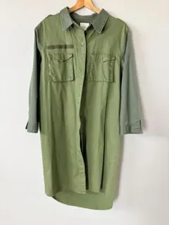 jouetie U.S. ARMY ミリタリーシャツ カーキのサムネイル