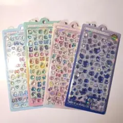 新品　ボンボンドロップシールミニ　オリジナル　4種　よるねこ　正規品　クーリア