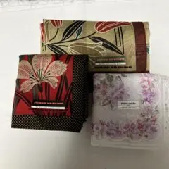 花柄ハンカチ3枚セット