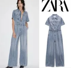 ✨新品未使用✨ZARA denim jumpsuit