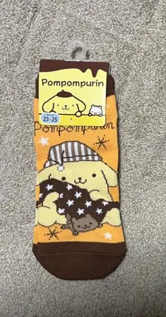 靴下 ポムポムプリン 23〜25cm